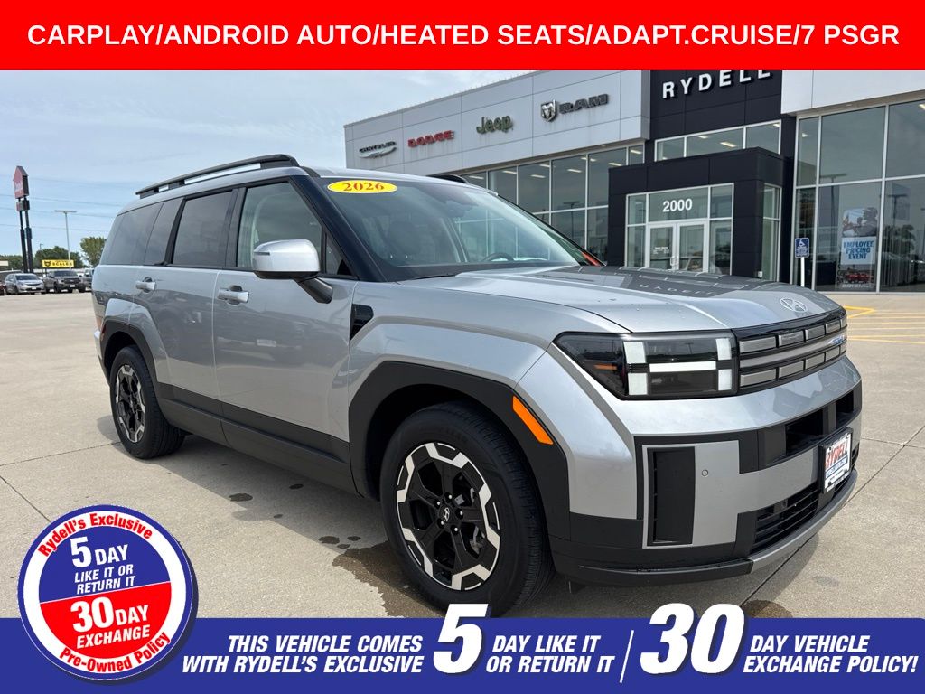 Shimmering Silver 2026 Hyundai Santa Fe SUV / Crossover All-Wheel Drive 8-Speed Automatic