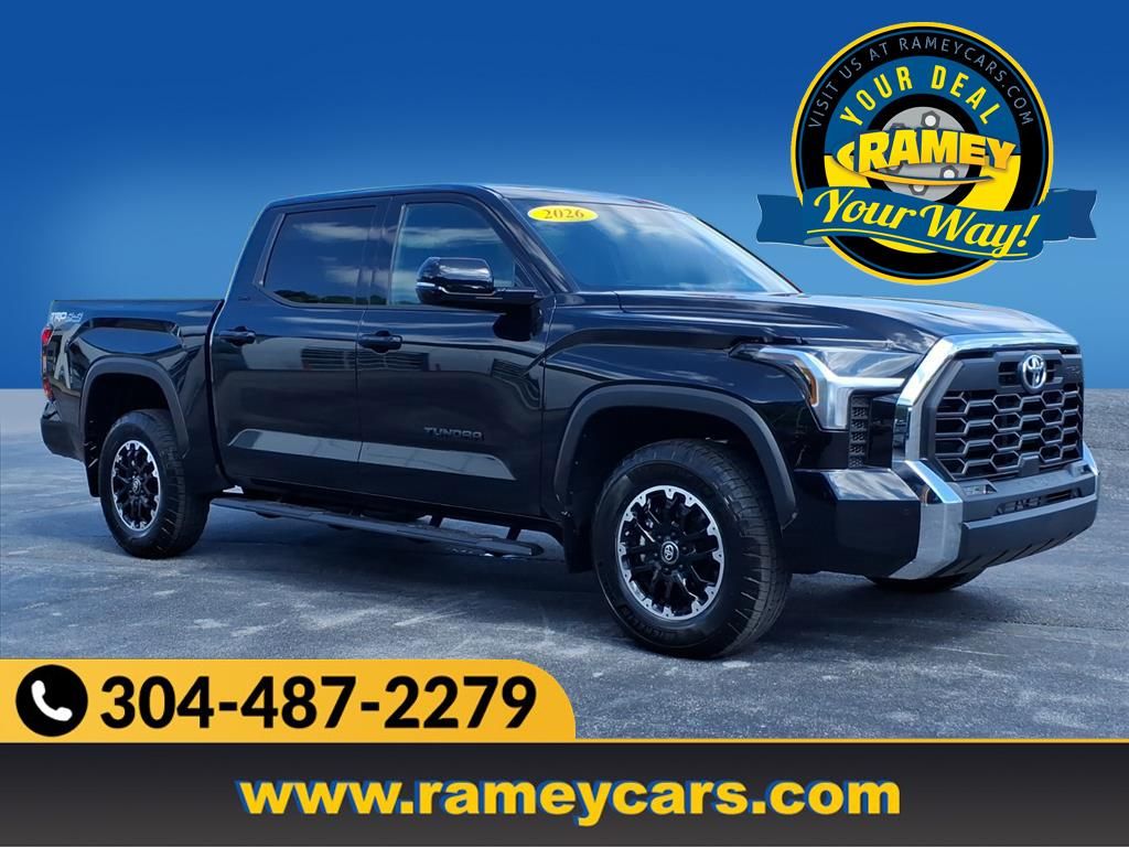 Midnight Black Metallic 2026 Toyota Tundra Pickup Truck Four-Wheel Drive Automatic