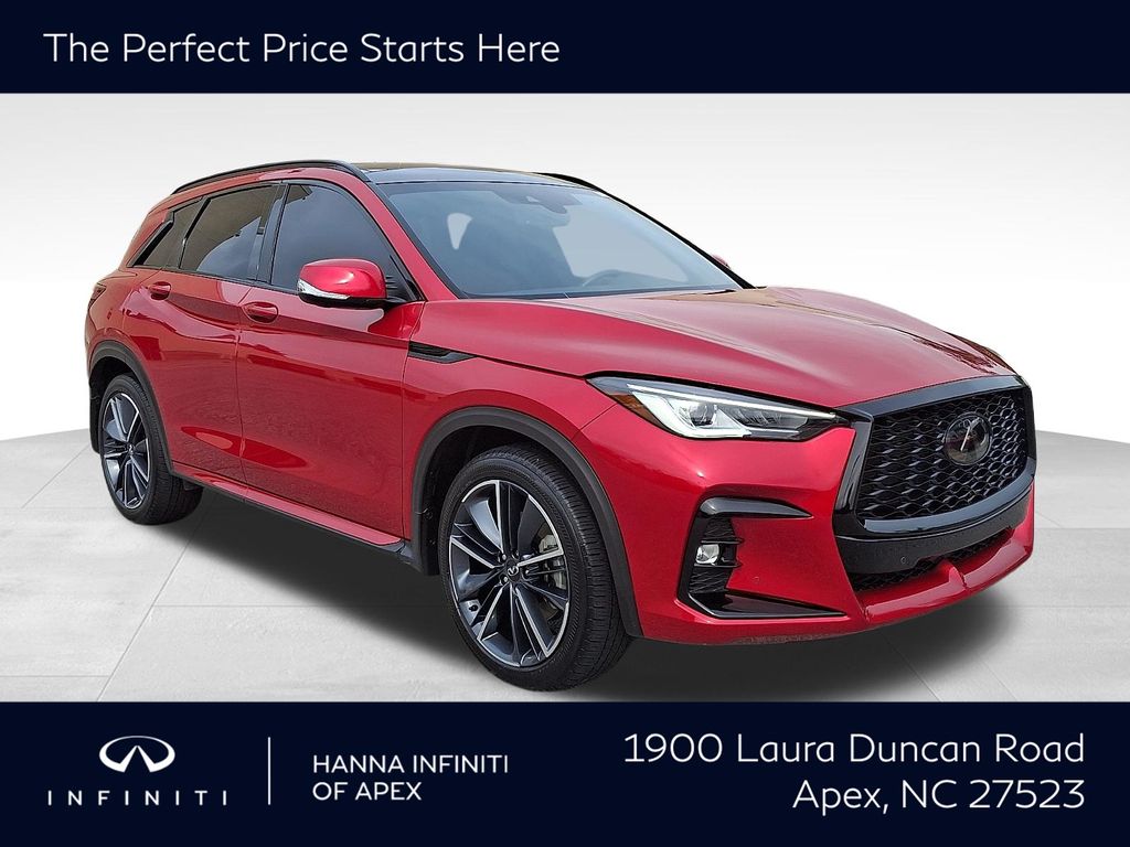 Dynamic Sunstone Red 2024 INFINITI QX50 Sport FWD SUV / Crossover Front-Wheel Drive Continuously Variable Transmission