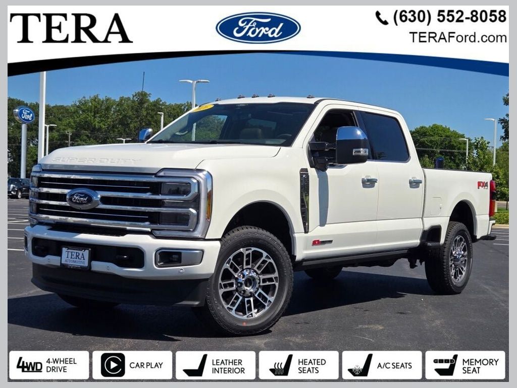Star White Metallic Tri-Coat 2026 Ford F-250 Super Duty Pickup Truck Four-Wheel Drive Automatic