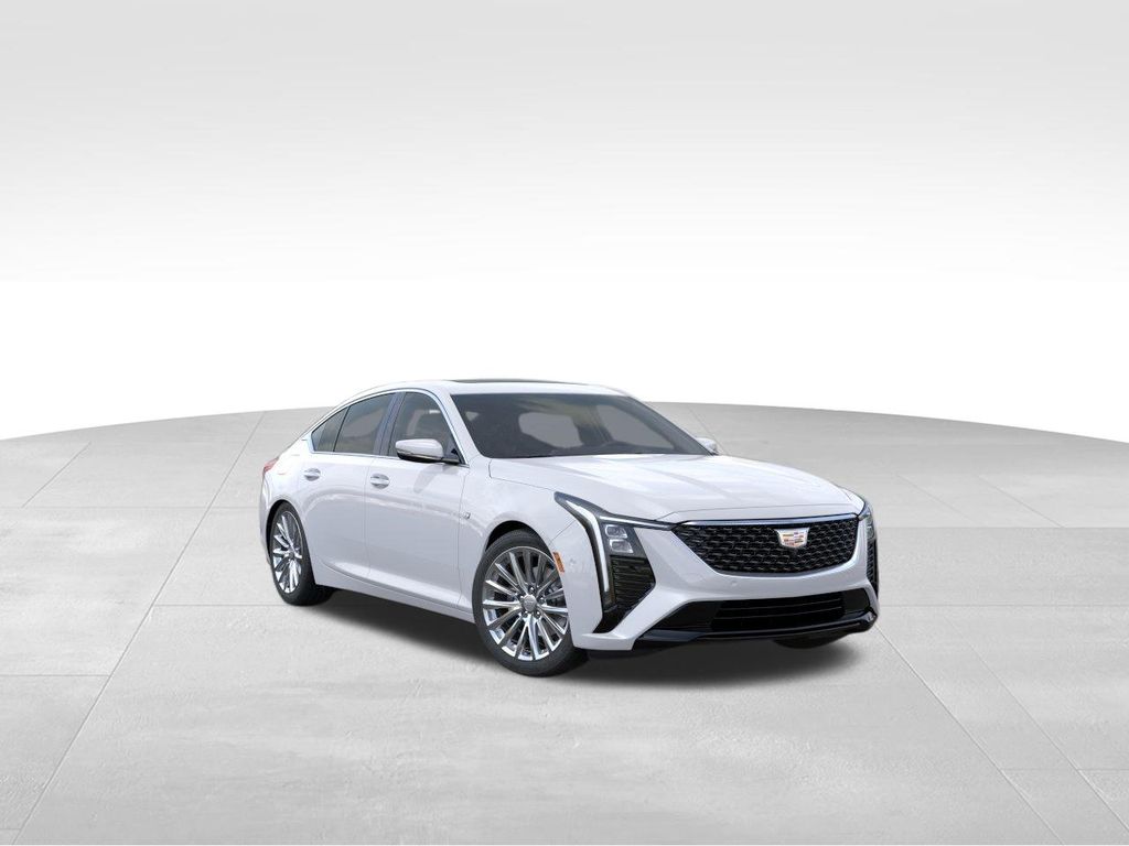 Summit White 2026 Cadillac CT5 Premium Luxury AWD Sedan All-Wheel Drive Automatic