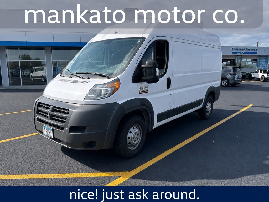 Bright White Clearcoat 2018 RAM ProMaster Van Front-Wheel Drive 6-Speed Automatic