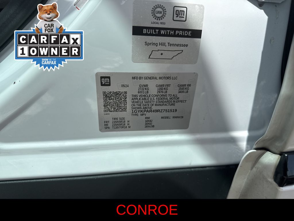 2024 Cadillac XT6 Luxury White at River Oaks CDJR