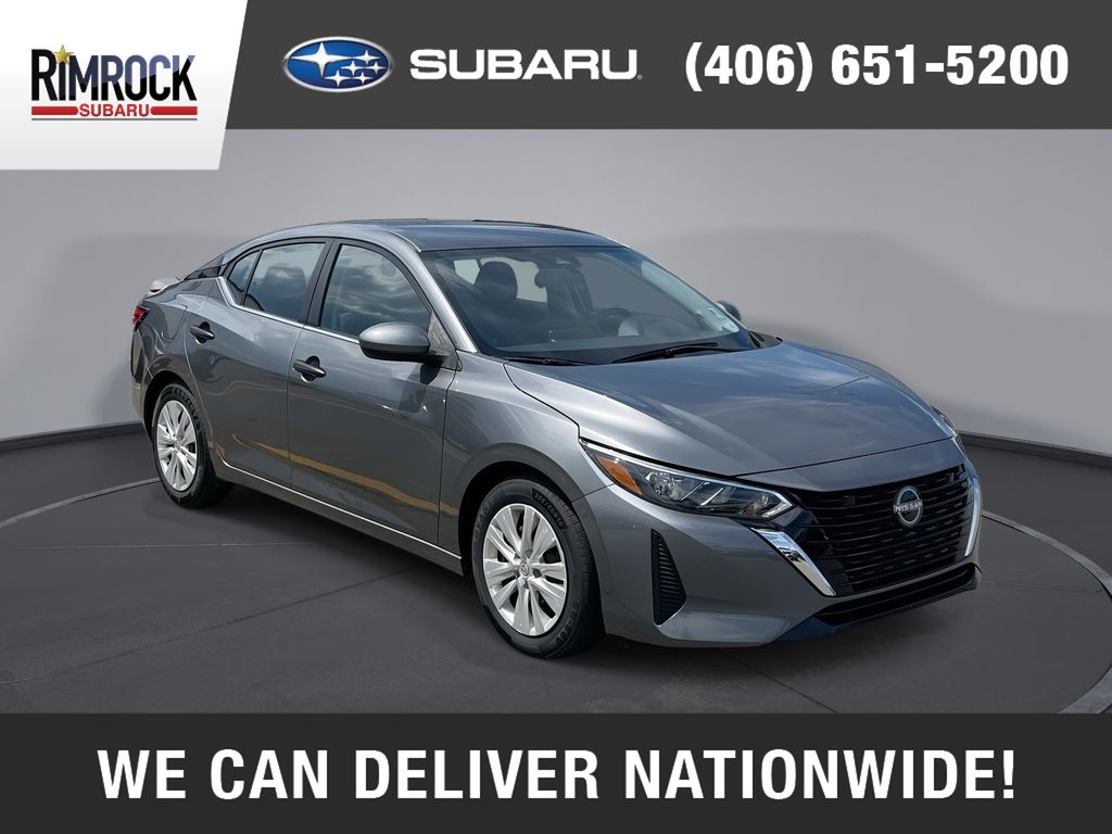 Gray (Gun Metallic) 2024 Nissan Sentra Sedan Front-Wheel Drive Continuously Variable Transmission