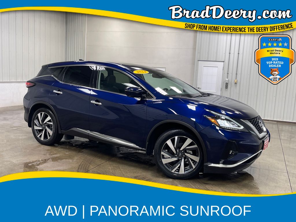 Deep Ocean Blue Pearl 2024 Nissan Murano SUV / Crossover All-Wheel Drive Continuously Variable Transmission