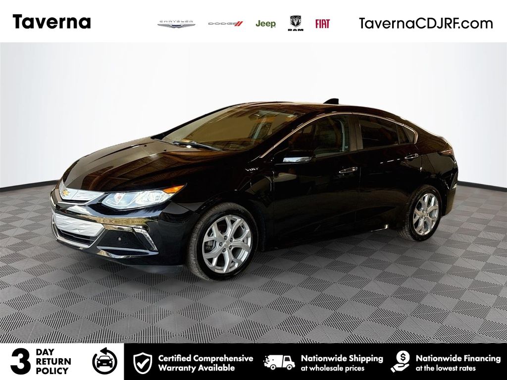 Black Metallic 2018 Chevrolet Volt Hatchback Front-Wheel Drive 1-Speed Automatic