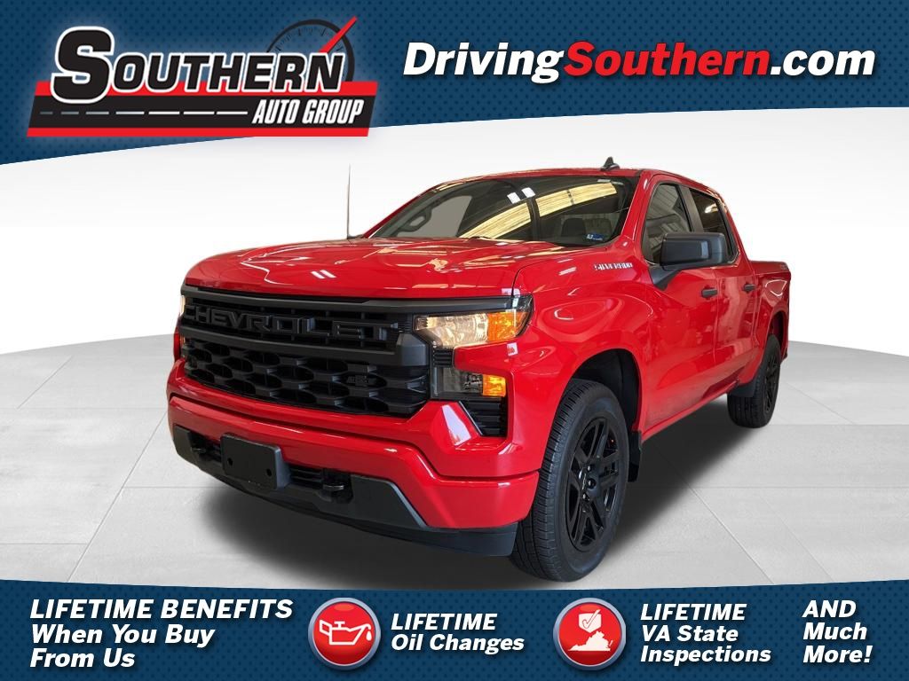 Red Hot 2024 Chevrolet Silverado 1500 Pickup Truck Four-Wheel Drive 8-Speed Automatic
