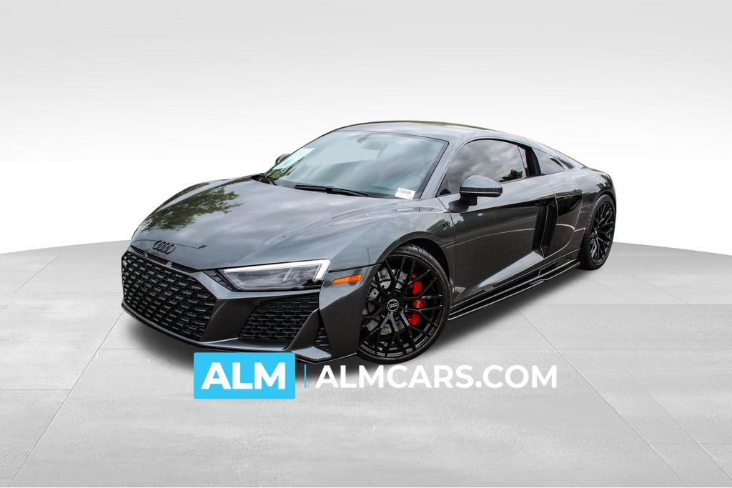 Daytona Gray Pearl 2020 Audi R8 Coupe All-Wheel Drive 7-Speed Automatic