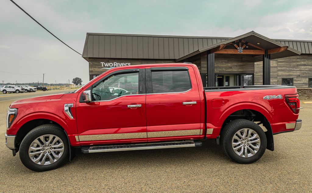 Rapid Red Metallic Tinted Clearcoat 2024 Ford F-150 Pickup Truck Four-Wheel Drive Automatic