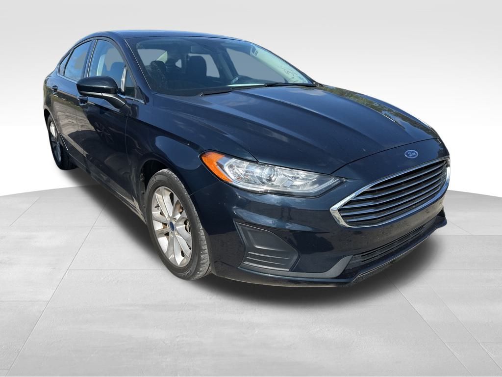 2020 Blue Ford Fusion SE FWD Sedan