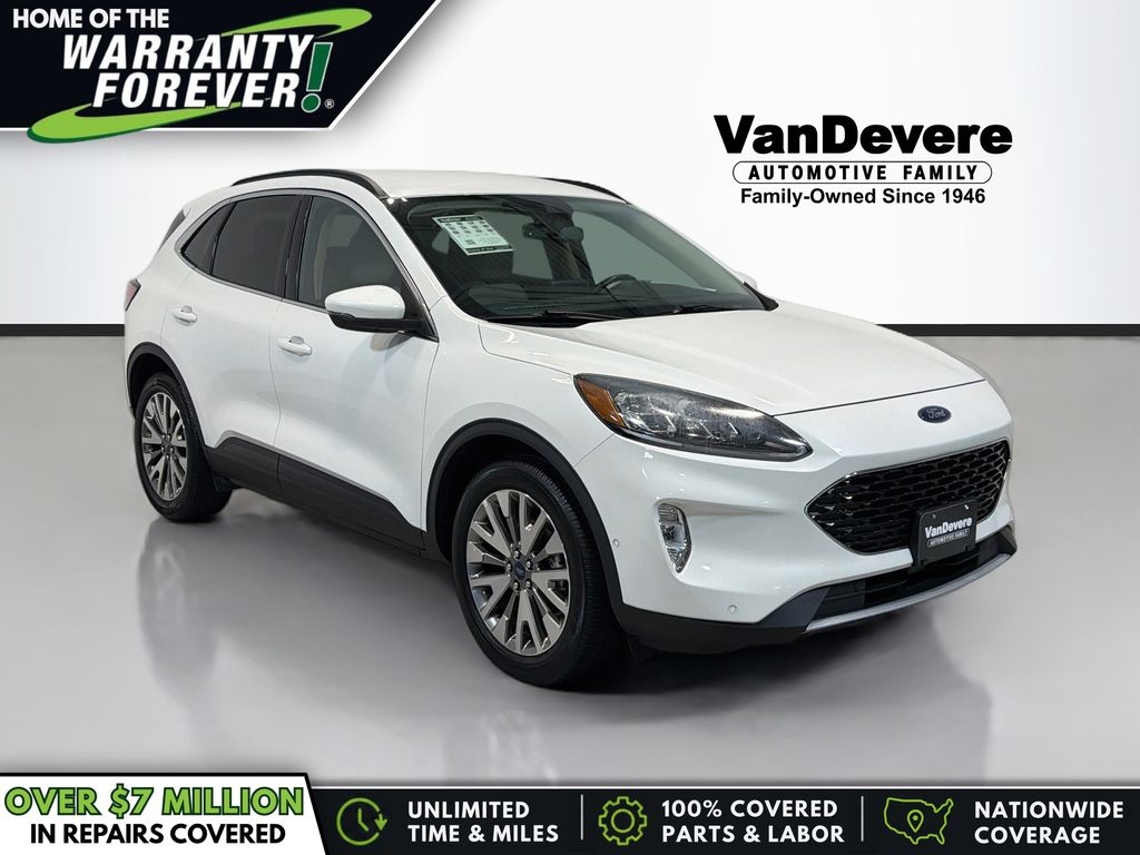White Metallic 2020 Ford Escape SUV / Crossover All-Wheel Drive 8-Speed Automatic