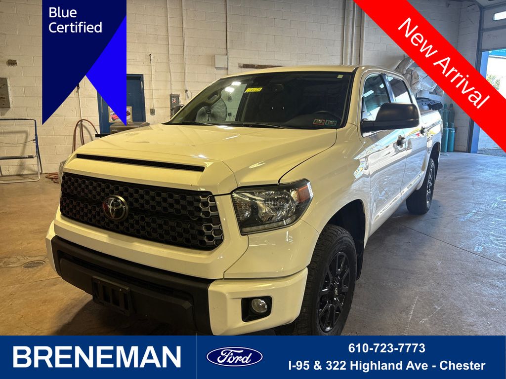 Super White 2020 Toyota Tundra Pickup Truck Four-Wheel Drive 6-Speed Automatic