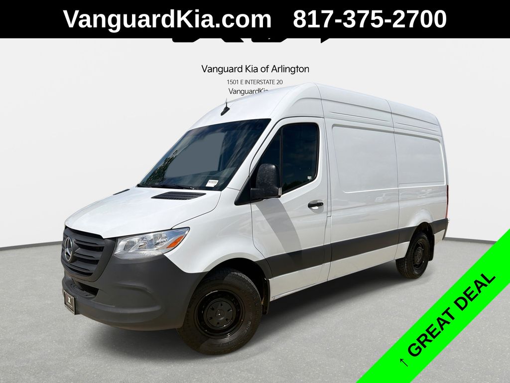 White 2025 Mercedes-Benz Sprinter Cargo Van Rear-Wheel Drive 9-Speed Automatic