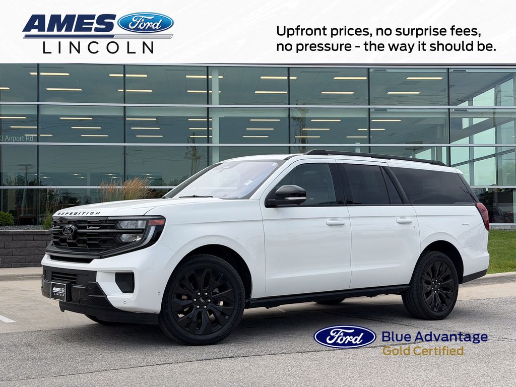 Star White Metallic Tri-Coat 2025 Ford Expedition SUV / Crossover Four-Wheel Drive Automatic