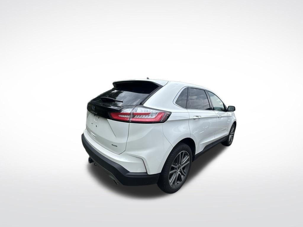 2024 Ford Edge Titanium White at Auto Express Mitsubishi