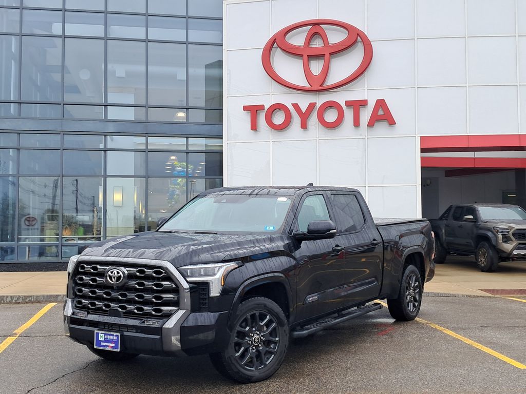 Midnight Black Metallic 2023 Toyota Tundra Pickup Truck Four-Wheel Drive Automatic