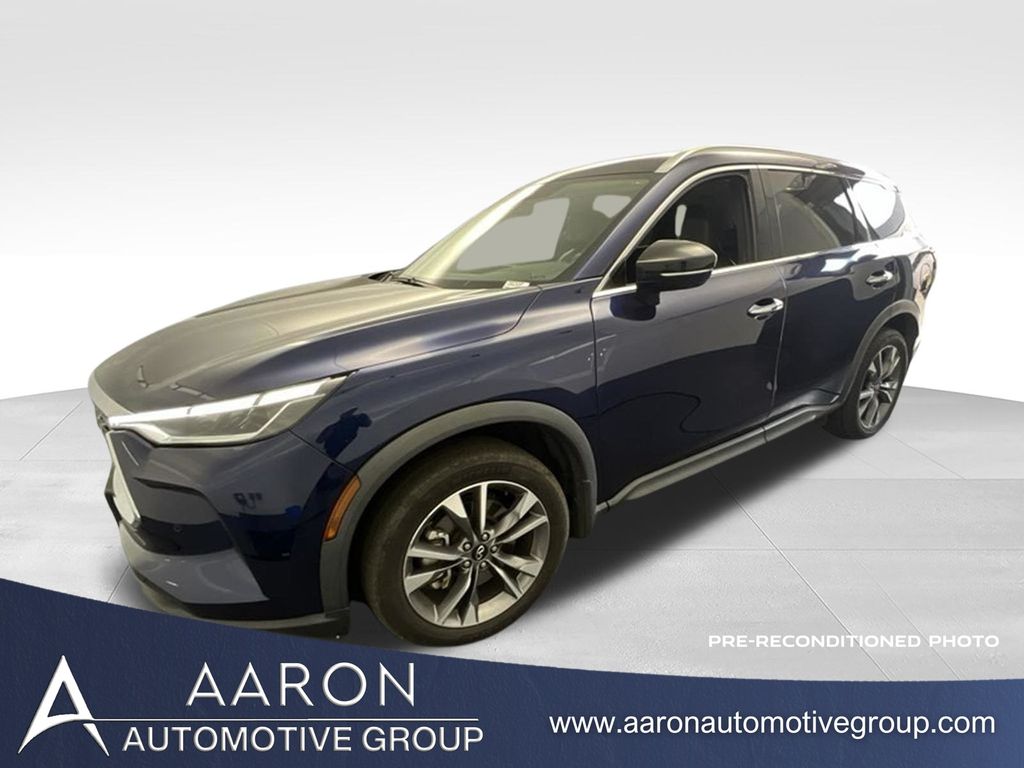 Grand Blue 2023 INFINITI QX60 SUV / Crossover Front-Wheel Drive 9-Speed Automatic