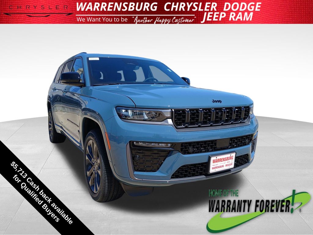 Gray (Steel Blue) 2026 Jeep Grand Cherokee L SUV / Crossover Four-Wheel Drive 8-Speed Automatic