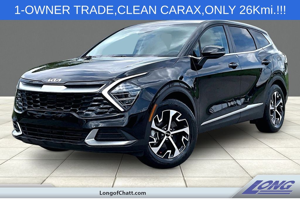 Ebony Black 2025 Kia Sportage SUV / Crossover Front-Wheel Drive 8-Speed Automatic