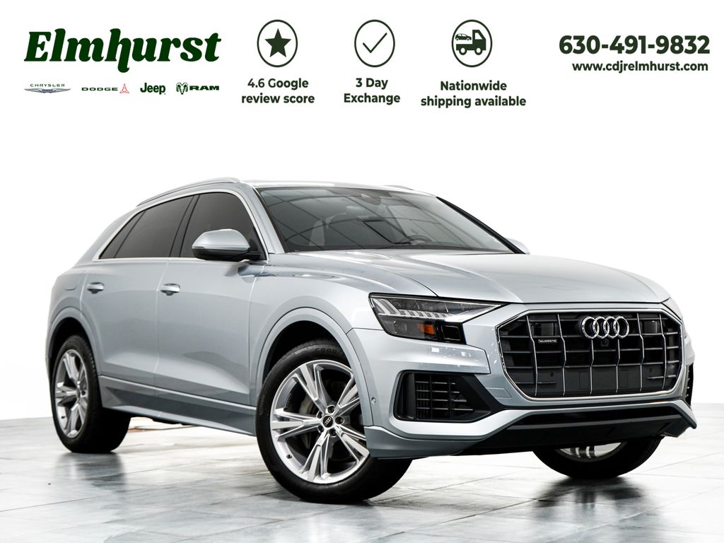 Satellite Silver Metallic 2023 Audi Q8 SUV / Crossover All-Wheel Drive 8-Speed Automatic