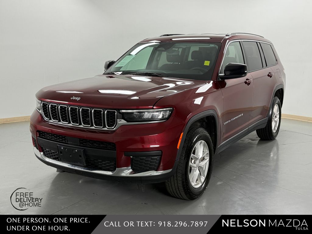 Velvet Red Pearlcoat 2023 Jeep Grand Cherokee L Laredo 4WD SUV / Crossover Four-Wheel Drive 8-Speed Automatic