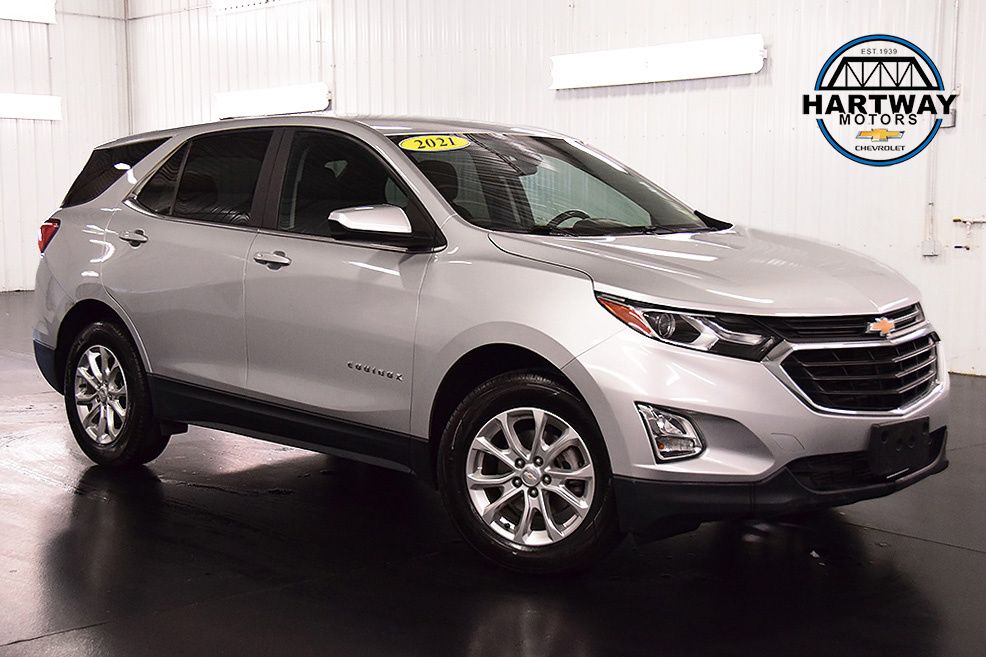 Silver Ice Metallic 2021 Chevrolet Equinox SUV / Crossover Four-Wheel Drive 6-Speed Automatic Overdrive