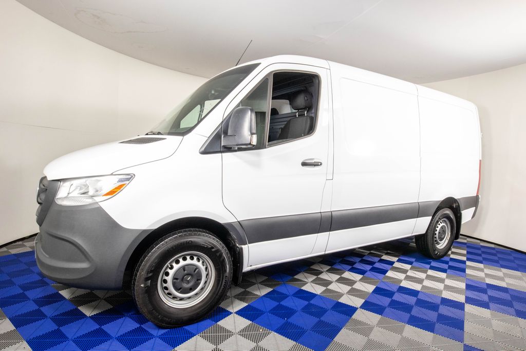 Gray White 2025 Mercedes-Benz Sprinter Cargo 2500 144 RWD Van Rear-Wheel Drive 9-Speed Automatic