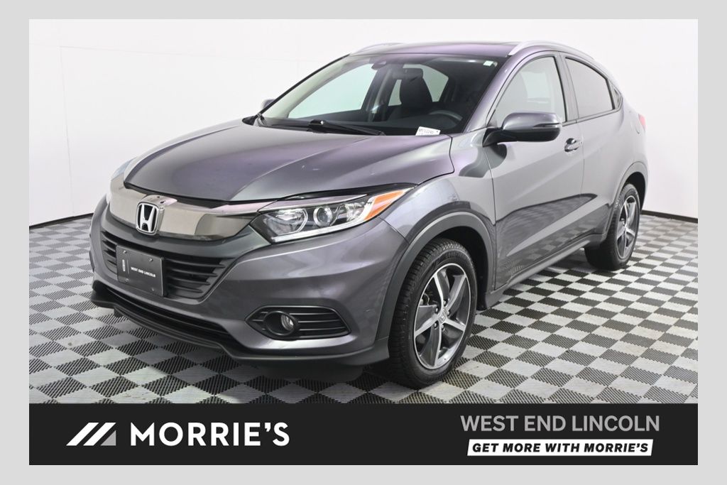Gray (Modern Steel Metallic) 2022 Honda HR-V SUV / Crossover All-Wheel Drive Continuously Variable Transmission