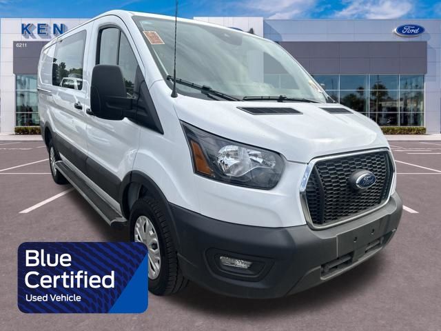 Oxford White 2025 Ford Transit Cargo Van Rear-Wheel Drive