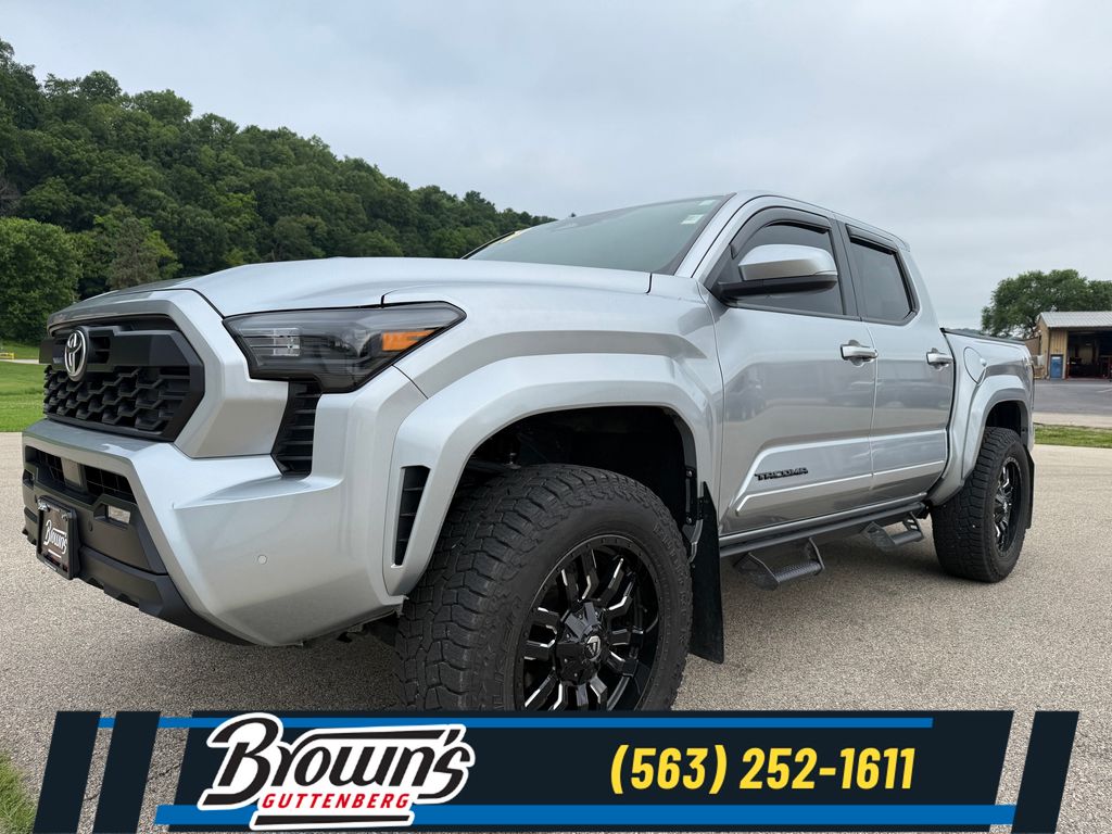 Celestial Silver Metallic 2024 Toyota Tacoma Pickup Truck Four-Wheel Drive 8-Speed Automatic