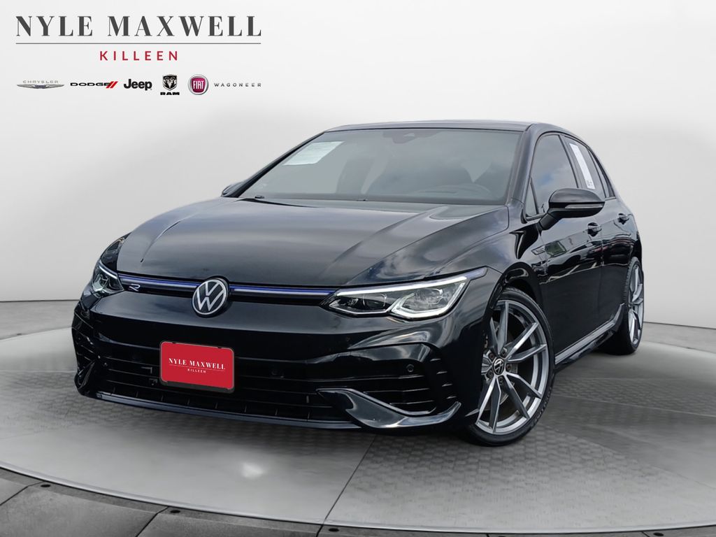 Black 2024 Volkswagen Golf R Hatchback All-Wheel Drive 6-Speed Manual