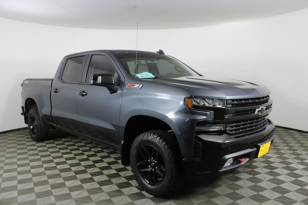 Shadow Gray Metallic 2020 Chevrolet Silverado 1500 Pickup Truck Four-Wheel Drive Automatic