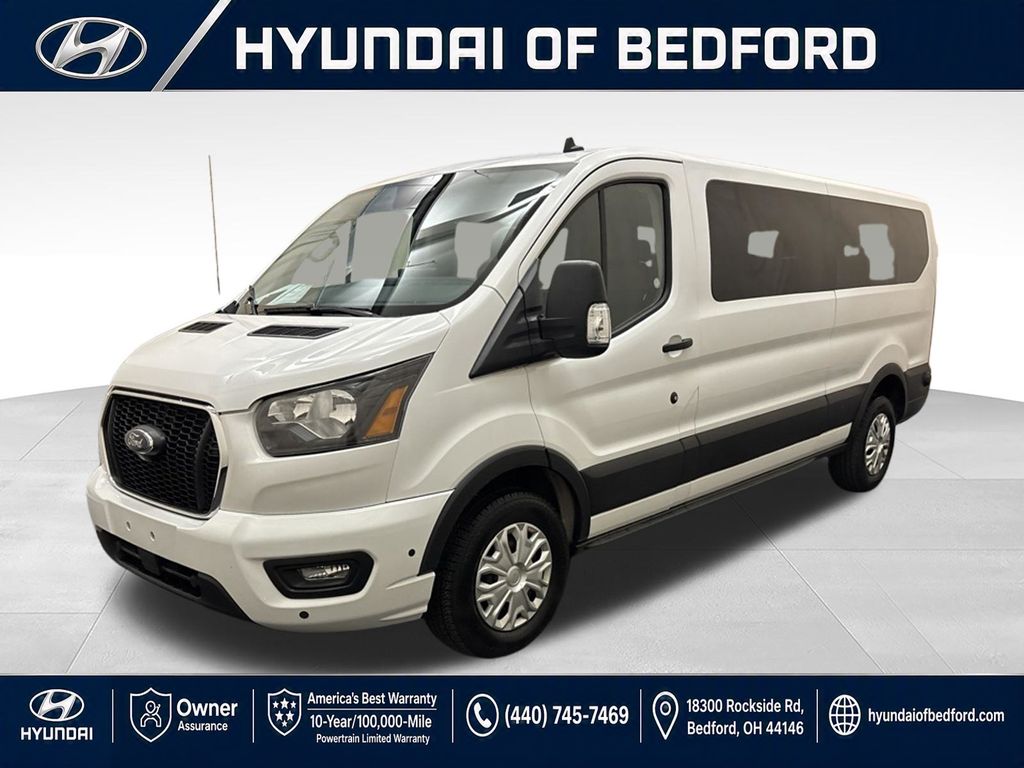 Oxford White 2024 Ford Transit Passenger Van Rear-Wheel Drive 