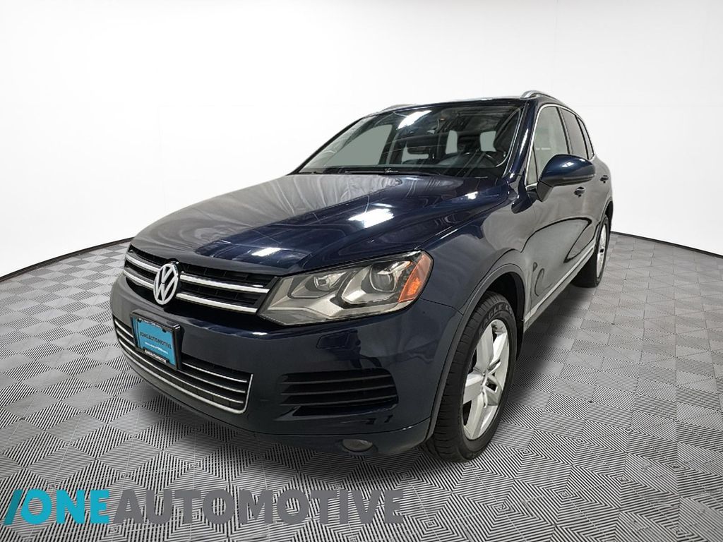 Blue 2014 Volkswagen Touareg SUV / Crossover  8-Speed Automatic