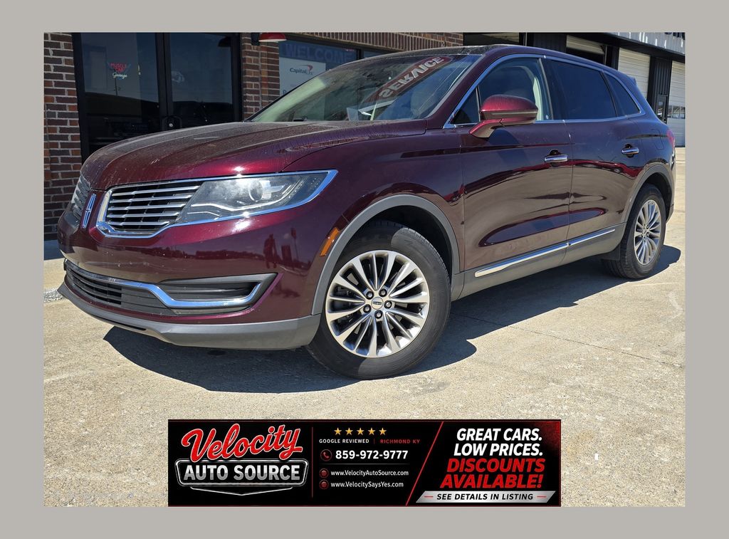 Red (Burgundy) 2018 Lincoln MKX SUV / Crossover Front-Wheel Drive 6-Speed Automatic