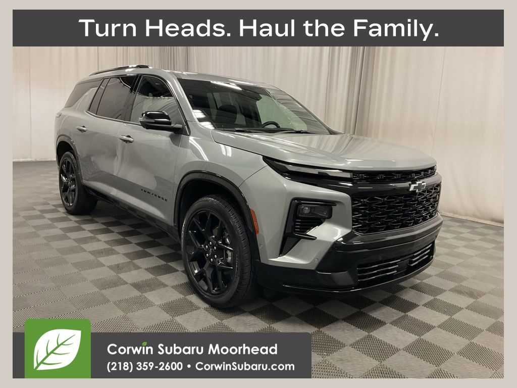 Sterling Gray Metallic 2026 Chevrolet Traverse SUV / Crossover Four-Wheel Drive 8-Speed Automatic