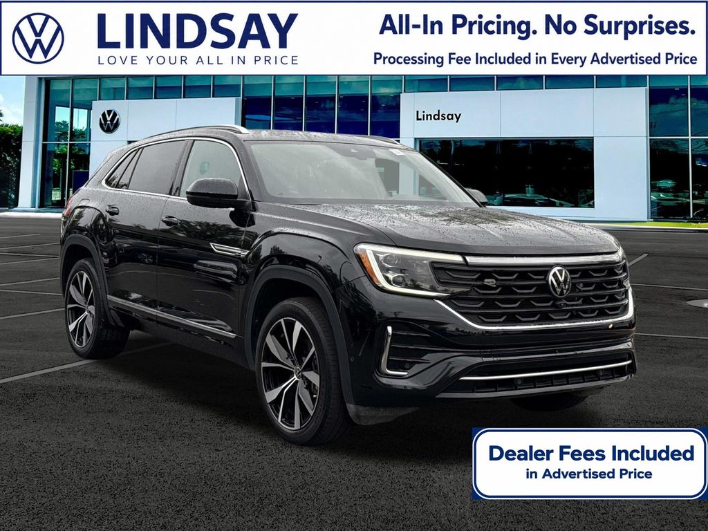 Deep Black Pearl 2024 Volkswagen Atlas Cross Sport SUV / Crossover All-Wheel Drive 8-Speed Automatic