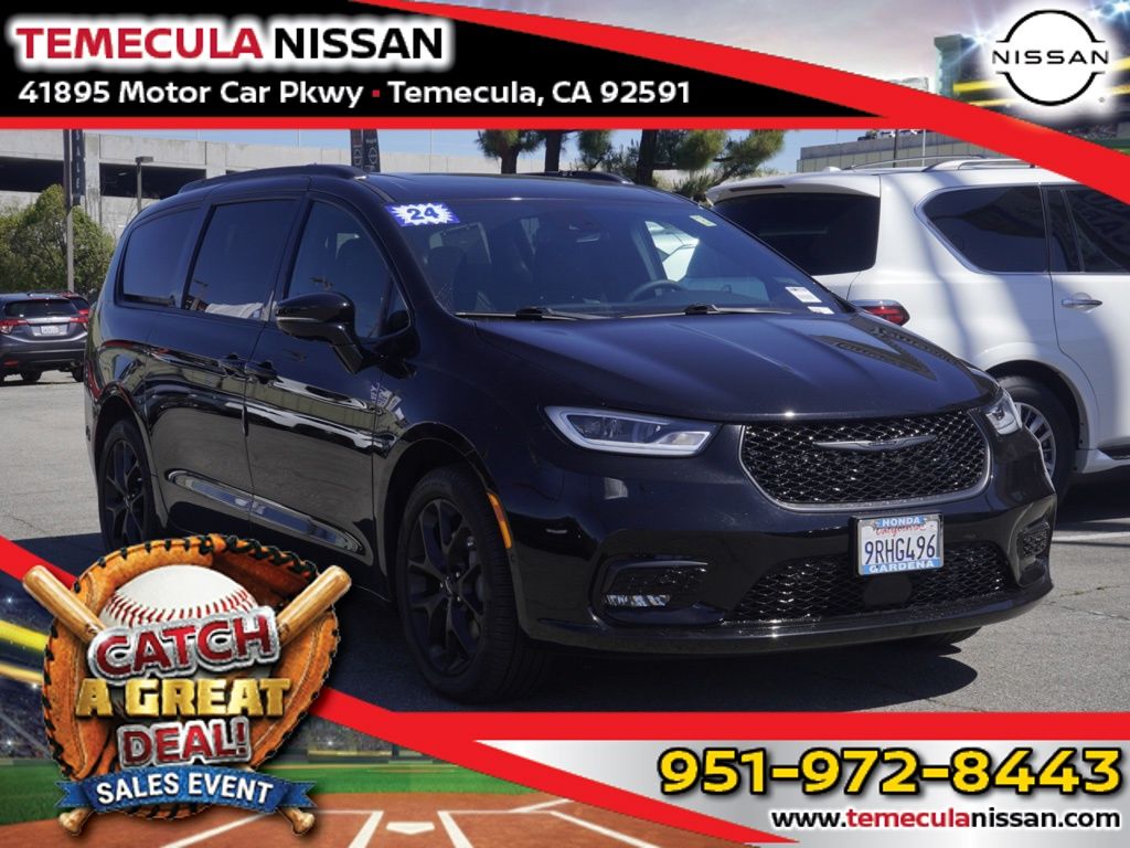 Diamond Black Crystal Pearlcoat 2024 Chrysler Pacifica Limited AWD Minivan All-Wheel Drive 9-Speed Automatic