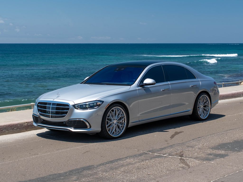 Cirrus Silver Metallic 2022 Mercedes-Benz S-Class S 580 4MATIC AWD Sedan All-Wheel Drive 9-Speed Automatic