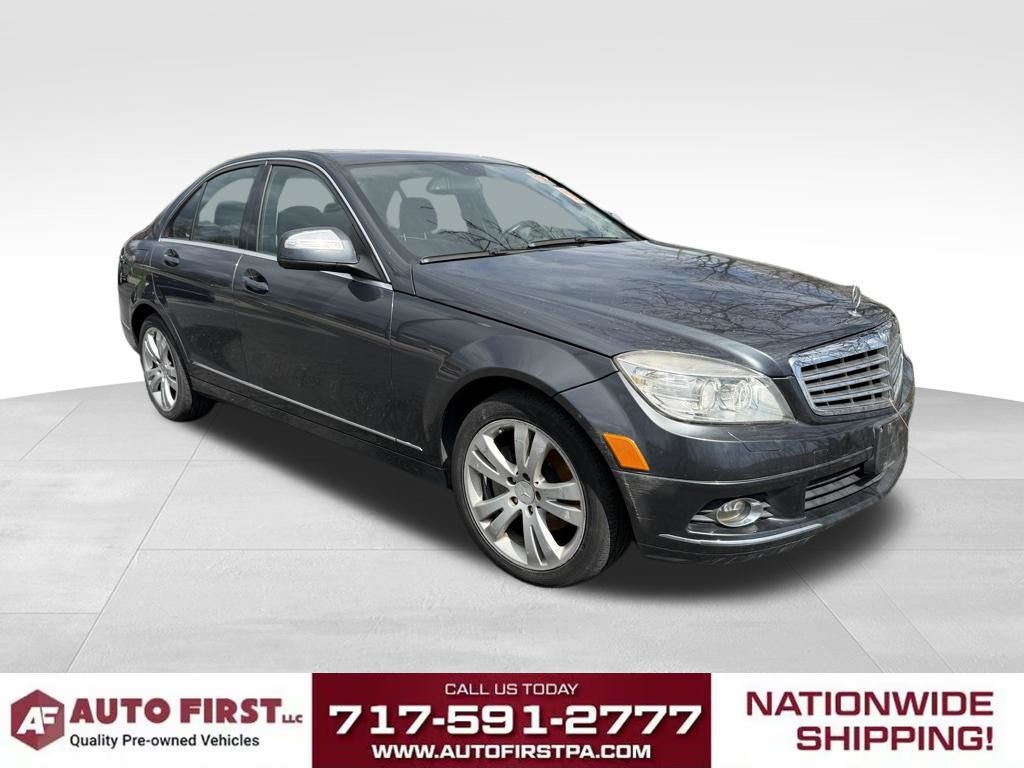 Steel Gray Metallic 2008 Mercedes-Benz C-Class C 300 Luxury Sedan Rear-Wheel Drive 7-Speed Automatic