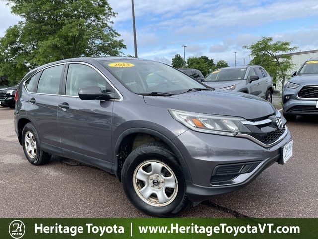 Gray 2015 Honda CR-V LX AWD SUV / Crossover All-Wheel Drive Continuously Variable Transmission