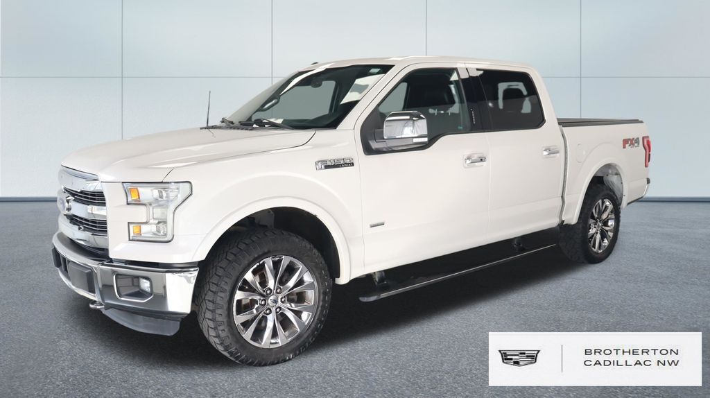 White Platinum Metallic Tri-Coat 2016 Ford F-150 Pickup Truck Four-Wheel Drive 6-Speed Automatic