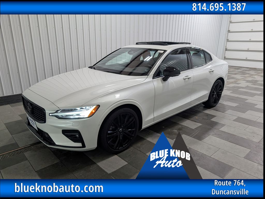 Crystal White 2024 Volvo S60 Sedan Front-Wheel Drive Automatic