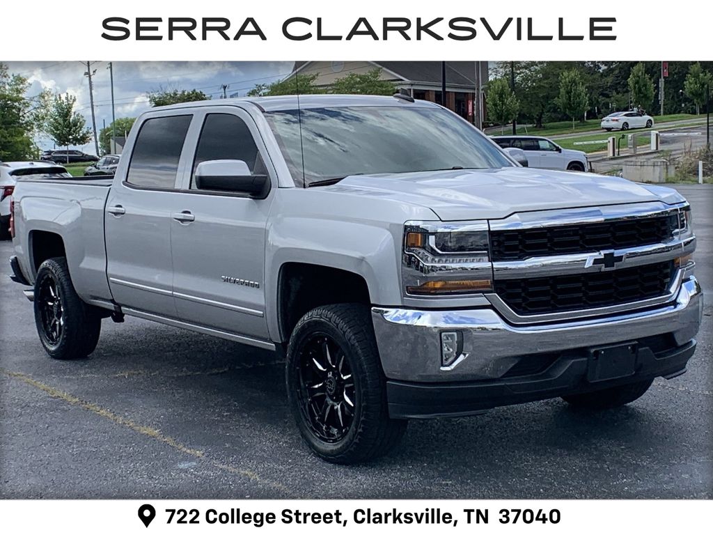 Silver Ice Metallic 2018 Chevrolet Silverado 1500 Pickup Truck 4X2 6-Speed Automatic Overdrive