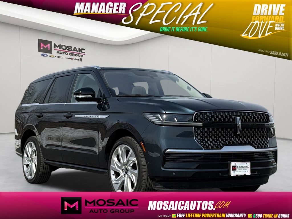 Blue Metallic 2025 Lincoln Navigator Reserve 4WD SUV / Crossover Four-Wheel Drive Automatic