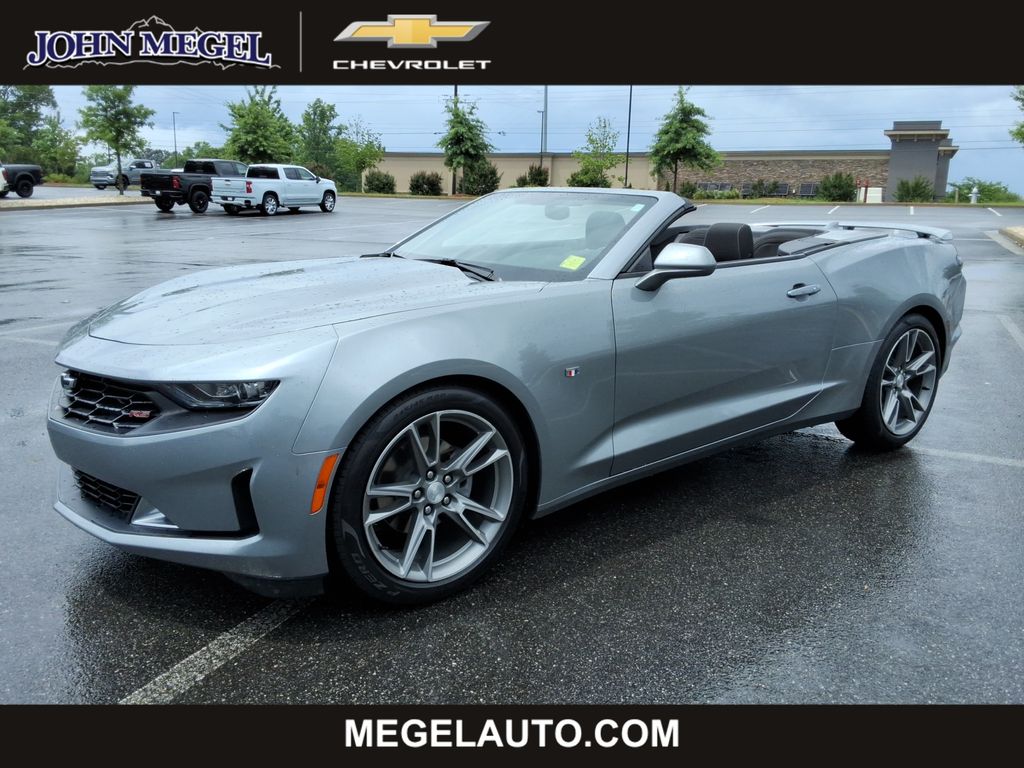 Sharkskin Metallic 2023 Chevrolet Camaro Convertible Rear-Wheel Drive 8-Speed Automatic