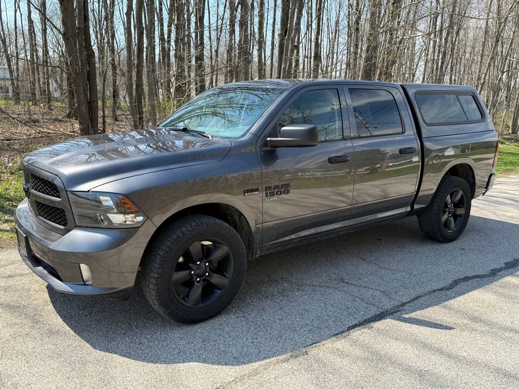 Gray (Granite Crystal Metallic Clearcoat) 2019 RAM 1500 Classic Express Crew Cab 4WD Pickup Truck Four-Wheel Drive 8-Speed Automatic