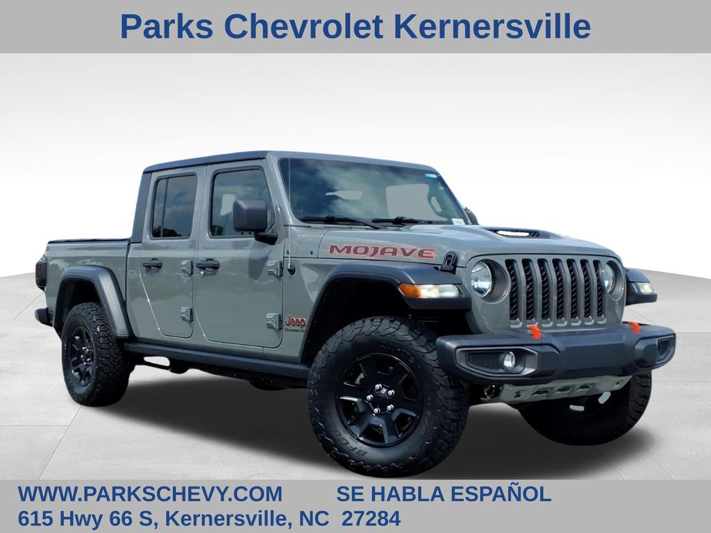 Gray Clearcoat 2021 Jeep Gladiator Pickup Truck Four-Wheel Drive 8-Speed Automatic