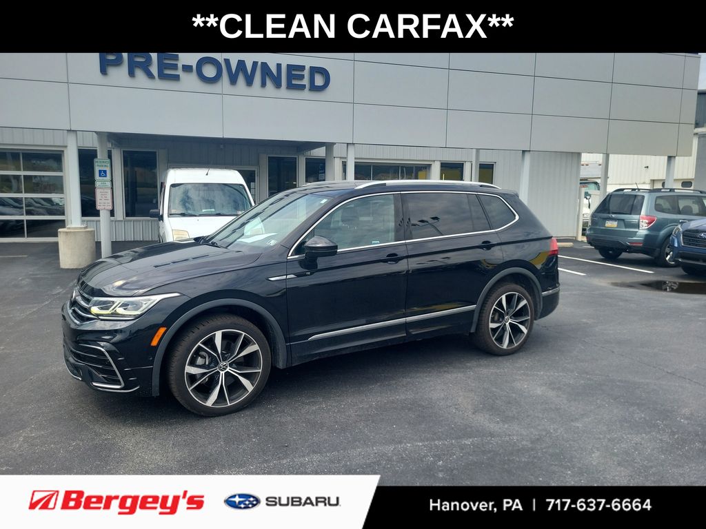 Black 2022 Volkswagen Tiguan SUV / Crossover All-Wheel Drive 8-Speed Automatic
