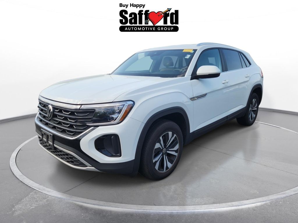 Pure White 2024 Volkswagen Atlas Cross Sport SE 4Motion SUV / Crossover All-Wheel Drive 8-Speed Automatic